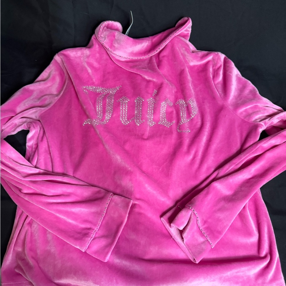 Juicy Couture Fuchsia Velour Top - Picture 3 of 3